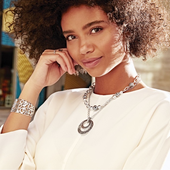 BRIGHTON Contempo Open Ring Convertible Long Necklace • JM3970 • Spin Rings - Picture 14 of 15